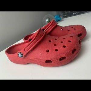 Red Crocs